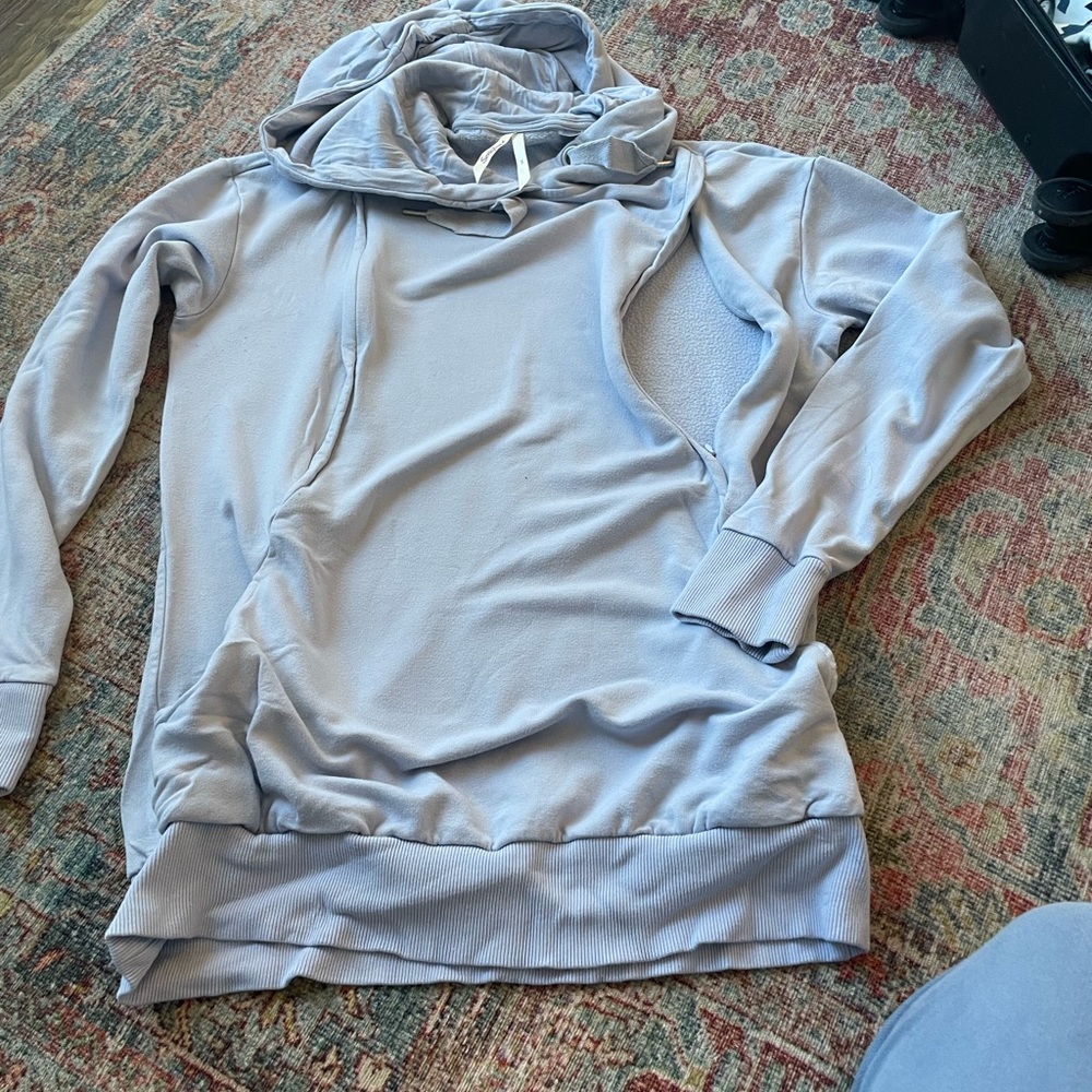 Light Blue Pullover Hoodie